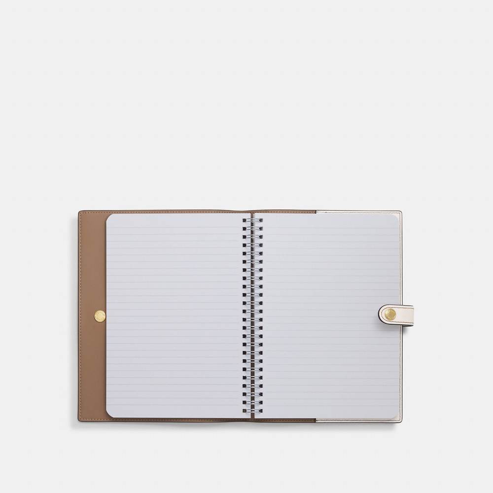 NWT Coach Outlet Notebook In Signature Canvas With Bee Print - Picture 3 of 3